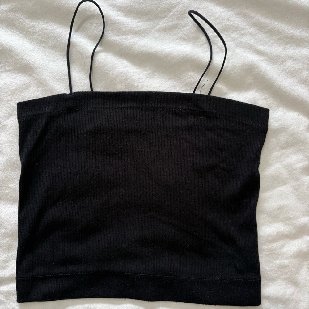 American Eagle Black Crop Top